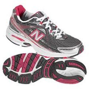 New Balance Hot Pink Magenta Grey Running Athletic Exercise Active Run Sneakers